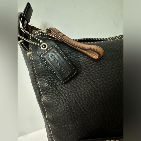 👜 COACH 💥 LIMITED EDITION ~ VINTAGE 💥 Black Pebble Leather Chelsea Shoulder B - Picture 6 of 16